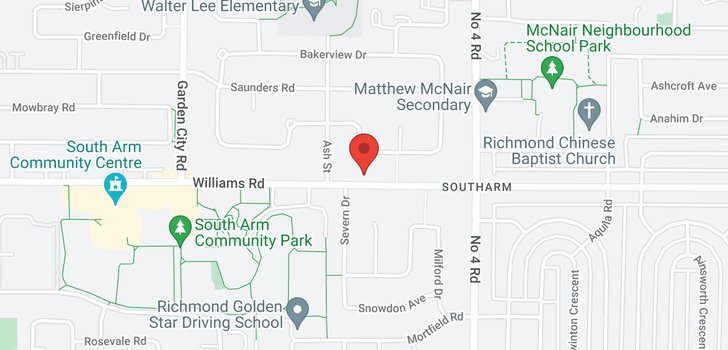 map of 9651 WILLIAMS ROAD